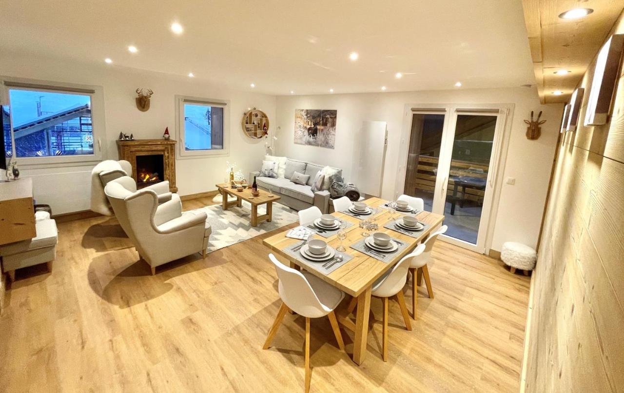 Le Janus, Pied Des Pistes, 2 Garages, Terrasse Avec Sauna Montgenèvre Εξωτερικό φωτογραφία
