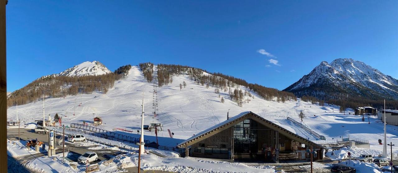 Le Janus, Pied Des Pistes, 2 Garages, Terrasse Avec Sauna Montgenèvre Εξωτερικό φωτογραφία