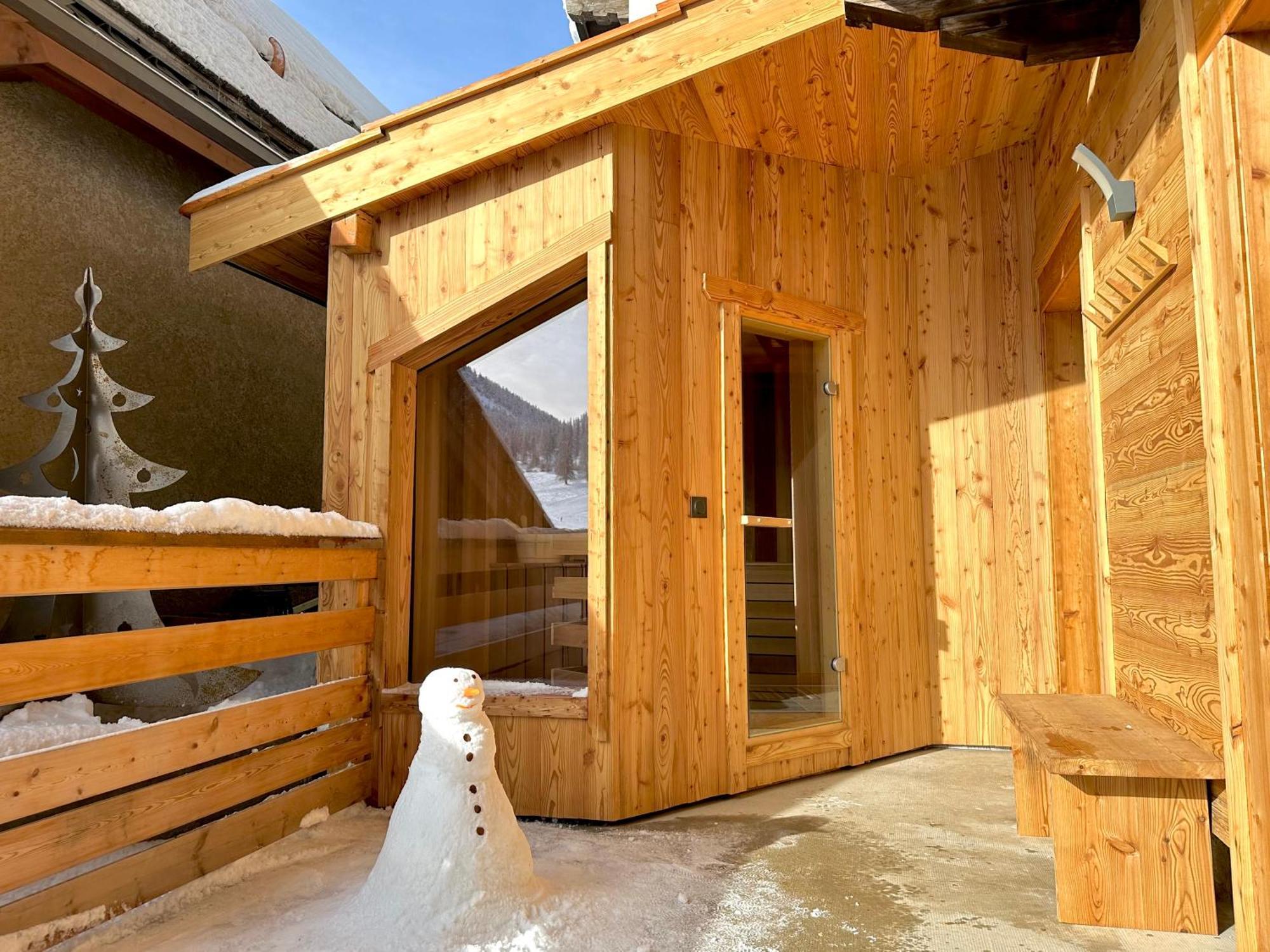 Le Janus, Pied Des Pistes, 2 Garages, Terrasse Avec Sauna Montgenèvre Δωμάτιο φωτογραφία